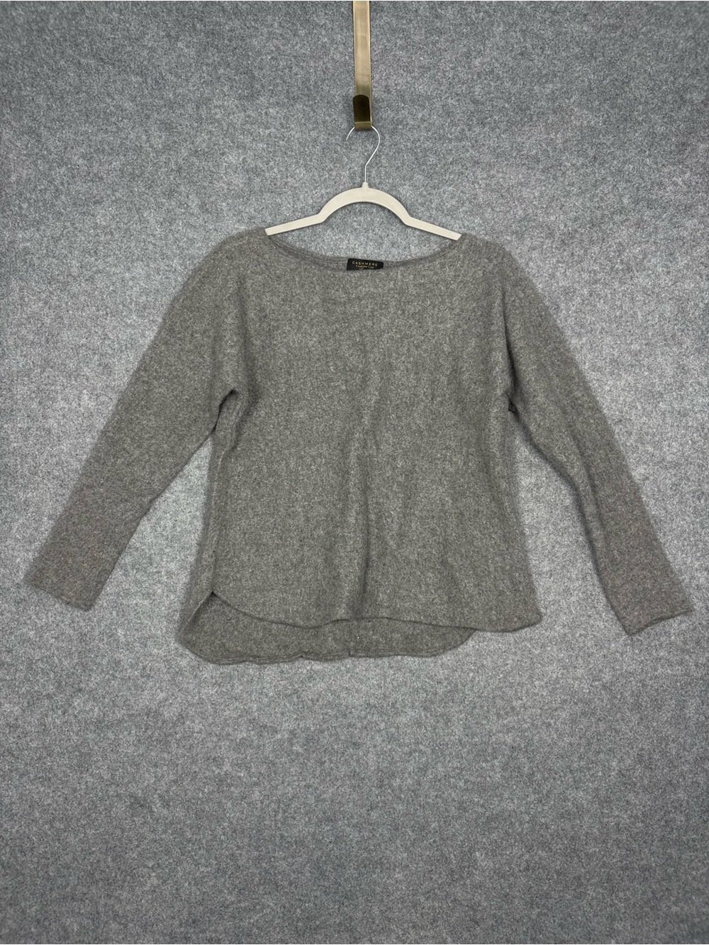 Charter Club Luxury 100% Cashmere Gray Sweater